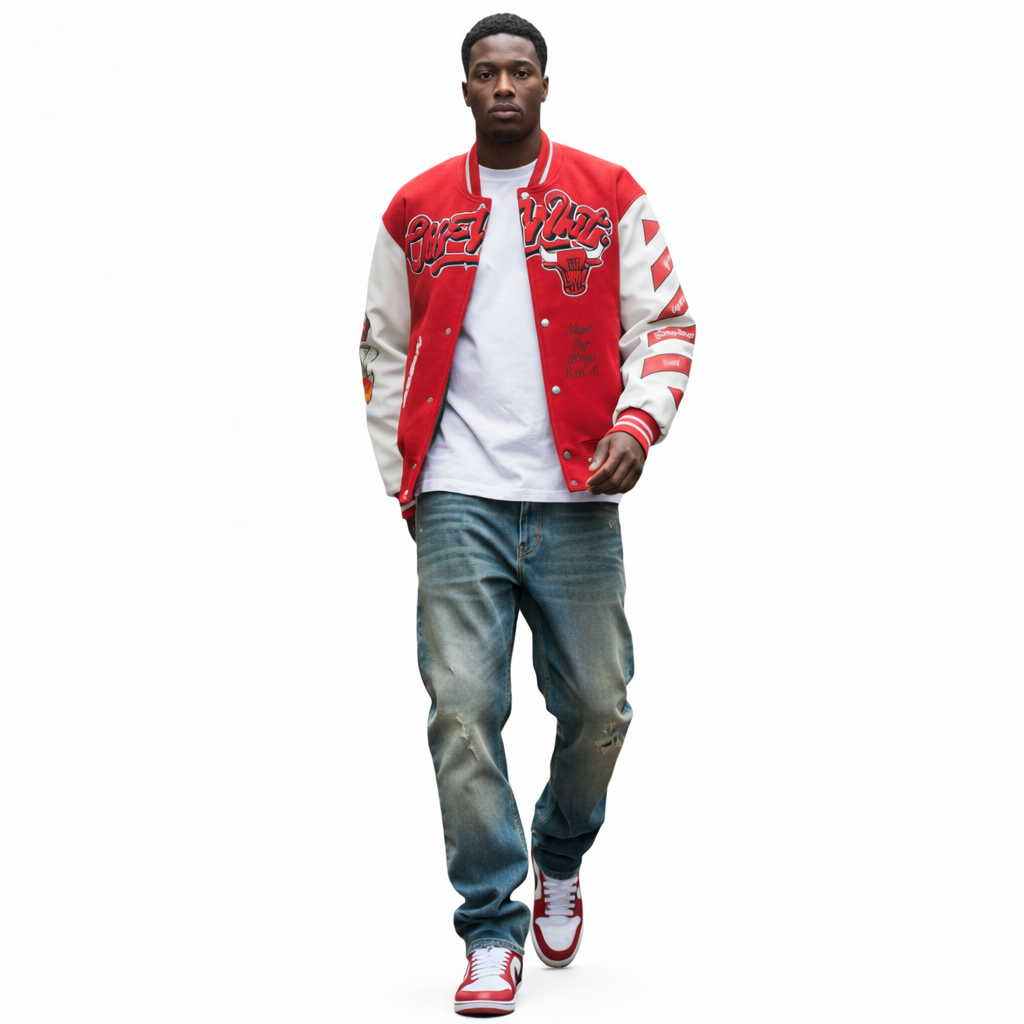 off-white c/o chicago bulls red varsity