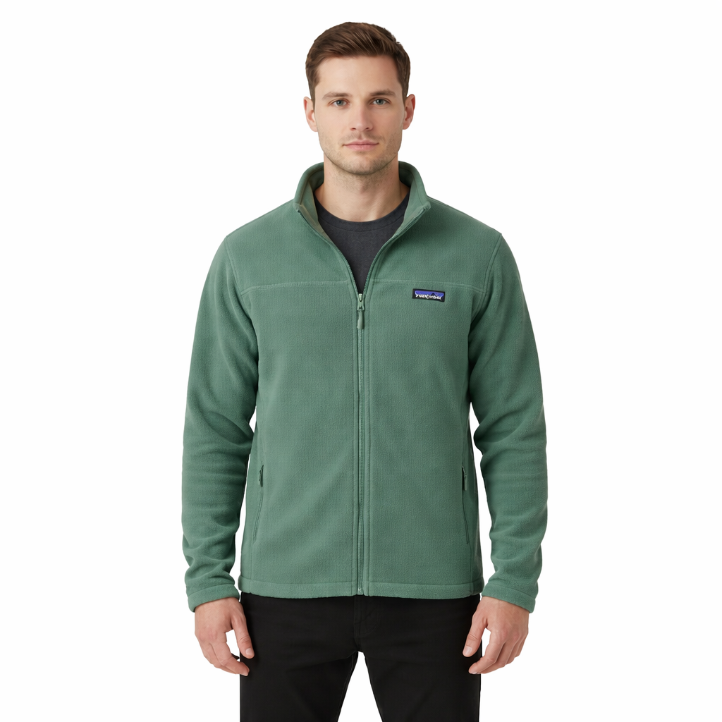 Moss Green Full-Zip Fleece Jacket - Patagonia