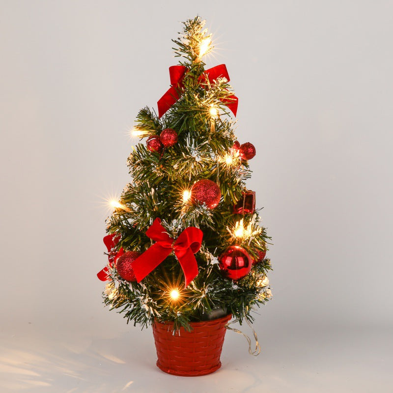 árvore de natal 40 cm lâmpada decorativa