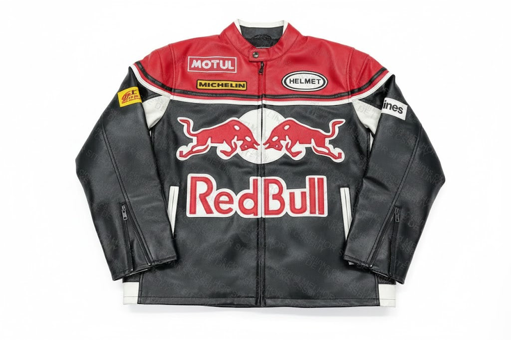Red Bull leather jacket