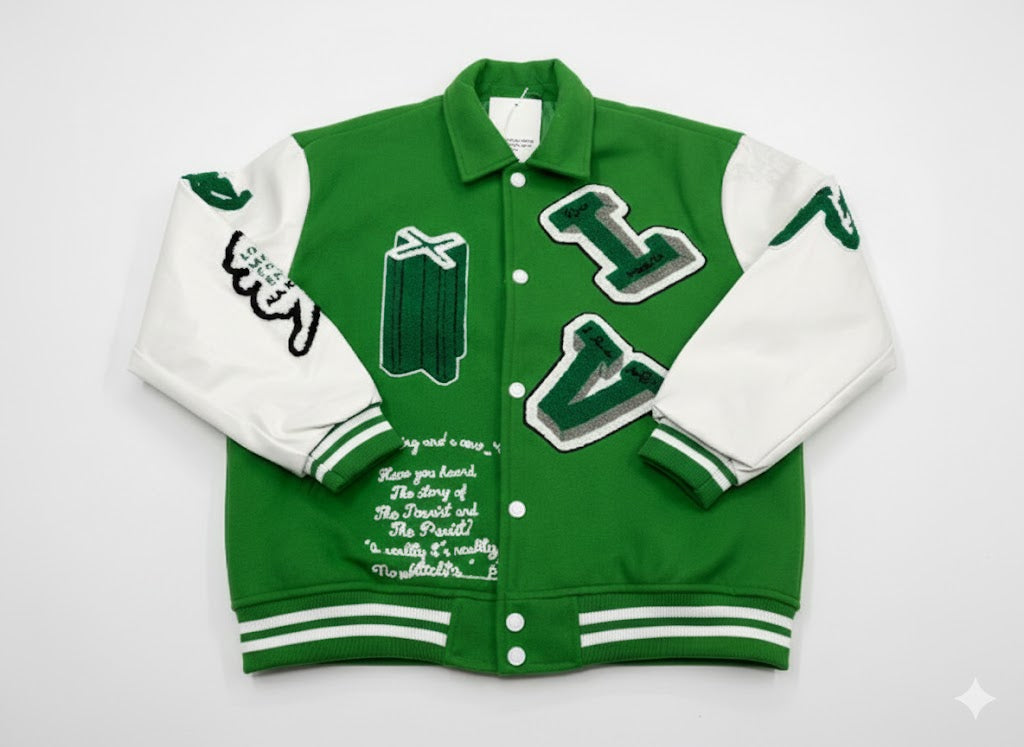 Louis vuitton varsity leather jacket