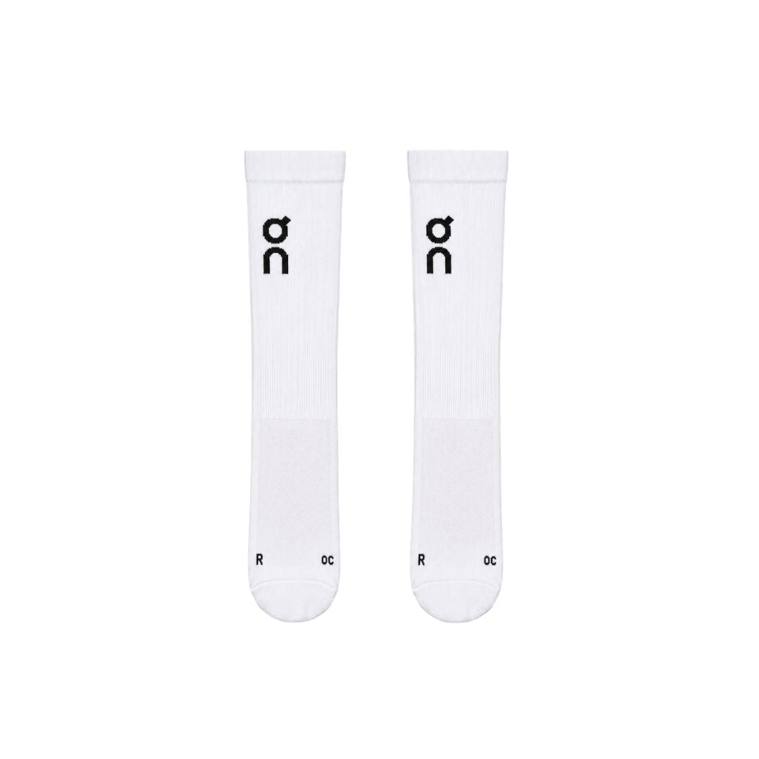 Running Performance Mid-Calf Sports Socks White