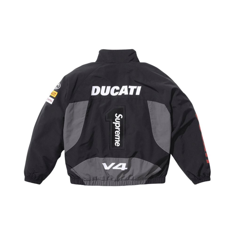 Ducati x Supreme Jaqueta Track Black - Droper