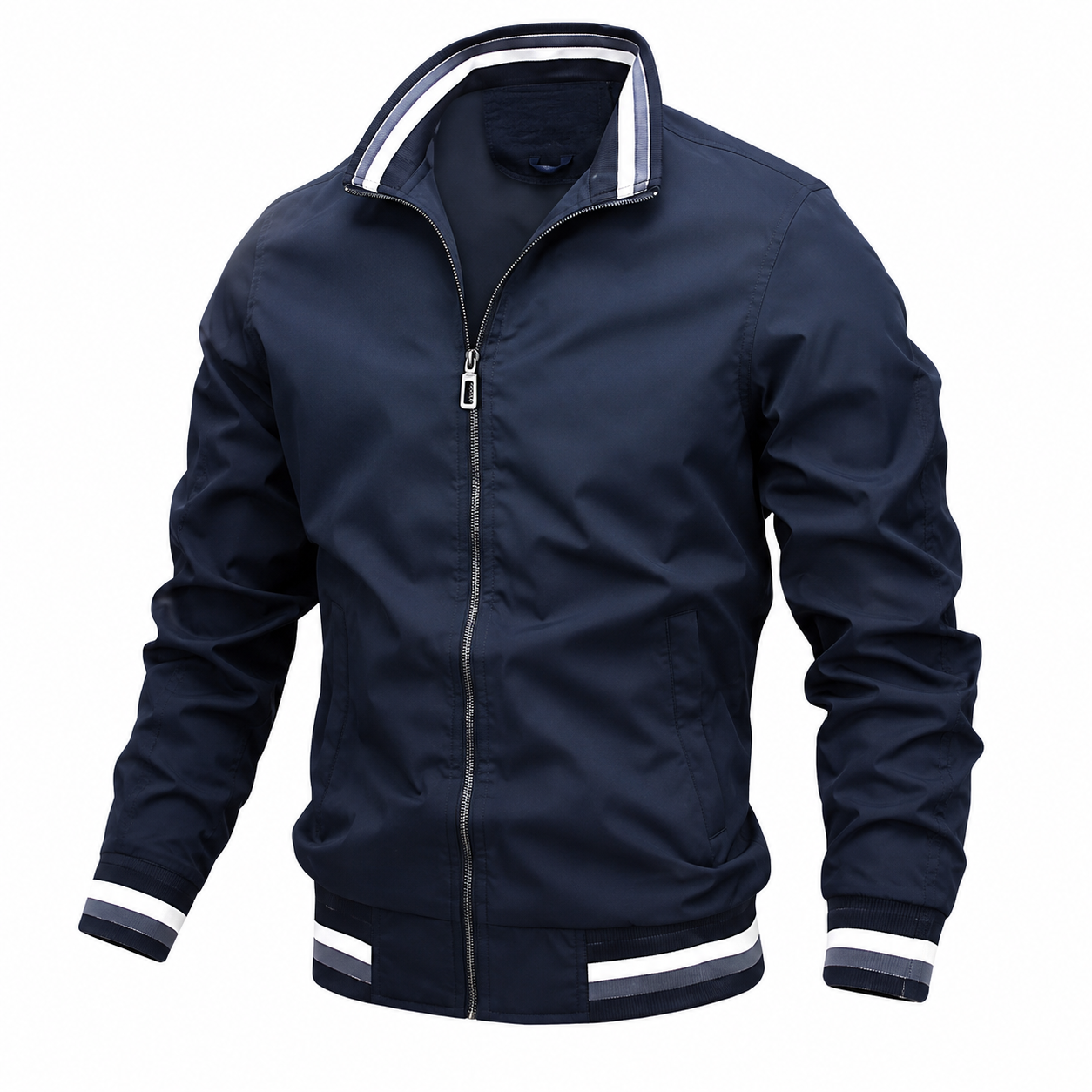 Classic Navy Harrington Jacket