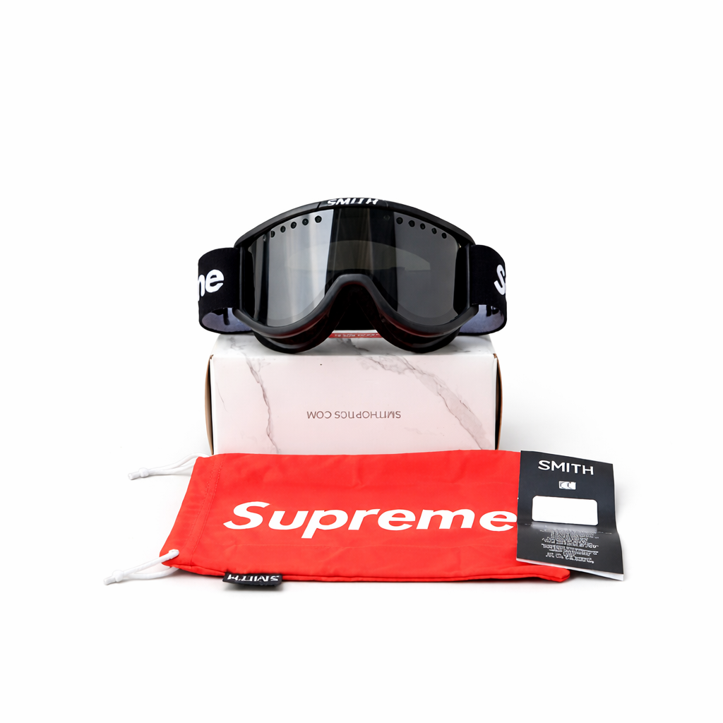 Supreme x Smith Ski & Snowboard Goggles Black (FW15) – Colorway