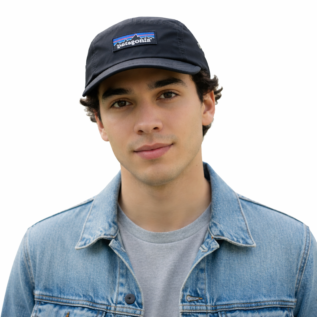 Patagonia Black Logo Patch Cap