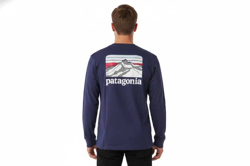 Patagonia - Navy Essential Long Sleeve Tee