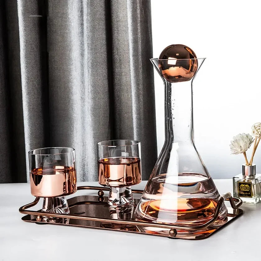 Jarra Decanter Nórdica com Tampa Esférica