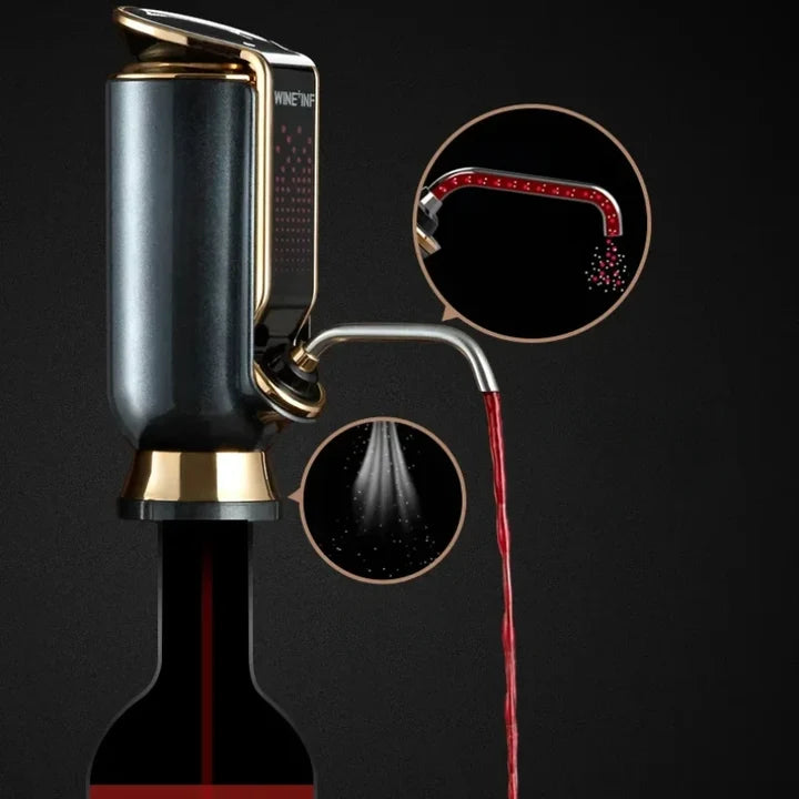 Decanter Elétrico Automático com Aerador e Preservação Inteligente