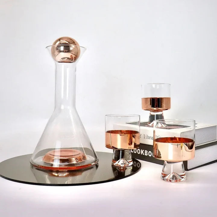 Jarra Decanter Nórdica com Tampa Esférica