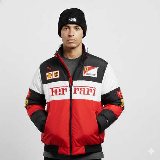 Ferrari Scuderia F1 Racing Bomber Jacket Big Logo