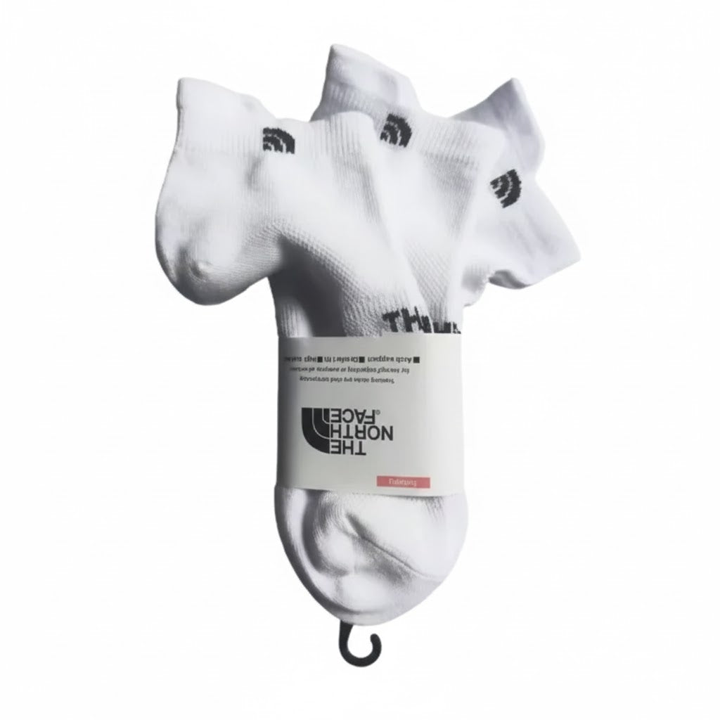 Multi Sport Cush Quarter Socks – 3 Pairs – TNF White