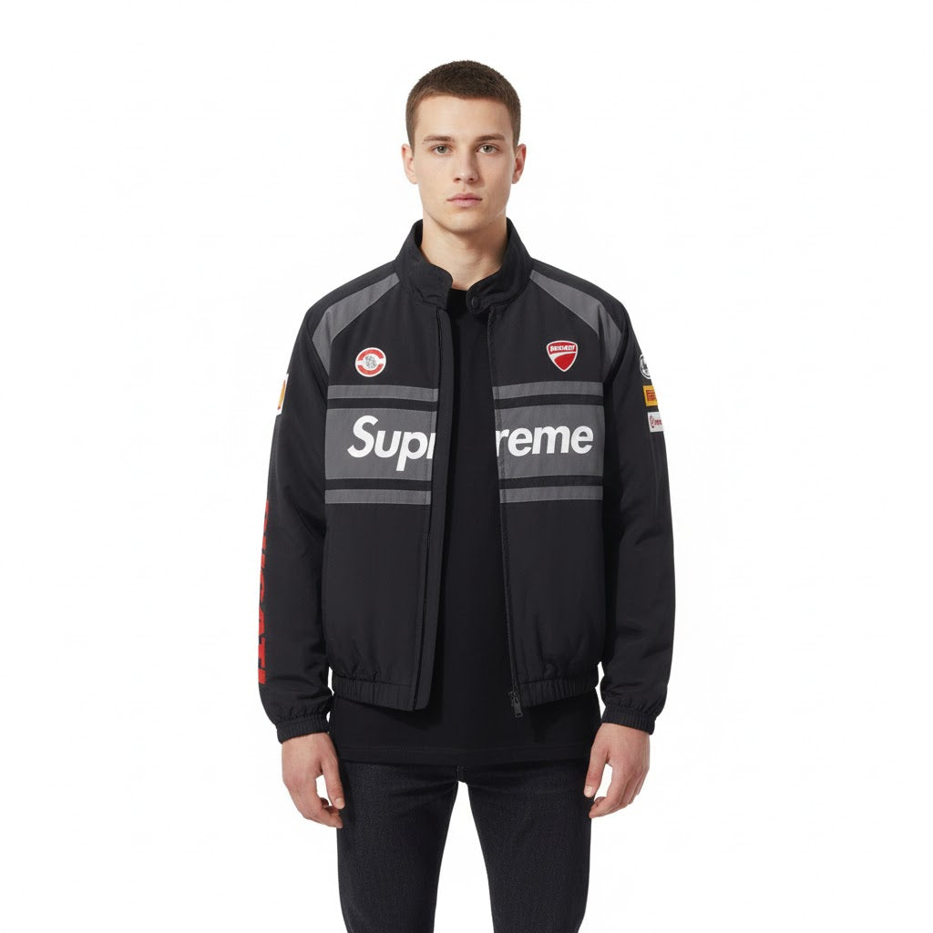 Ducati x Supreme Jaqueta Track Black - Droper