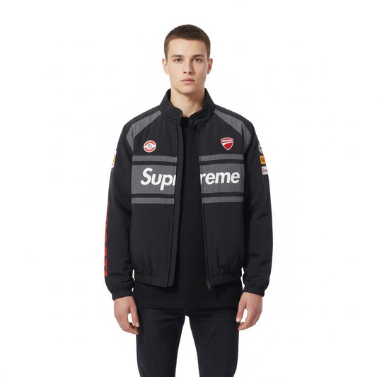 Ducati x Supreme Jaqueta Track Black - Droper