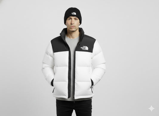 The North Face ‘White Black’ Puffer Jacket